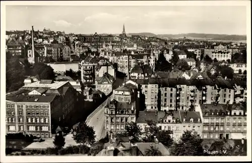 Ak Plauen im Vogtland, Panorama