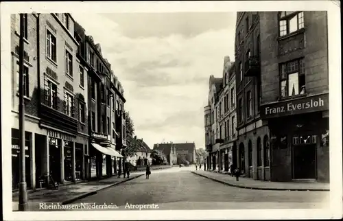 Ak Niederhausen am Rhein Rheinhausen im Breisgau, Atroperstraße, Handlung Franz Eversloh