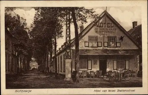 Ak Oisterwijk Nordbrabant Niederlande, Hotel van Iersel Stationsstraat