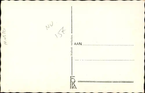 Ak Oisterwijk Nordbrabant Niederlande, Raadhuis, Marinuske De Klepperman