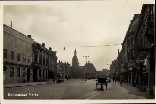 Ak Roosendaal Nordbrabant Niederlande, Markt