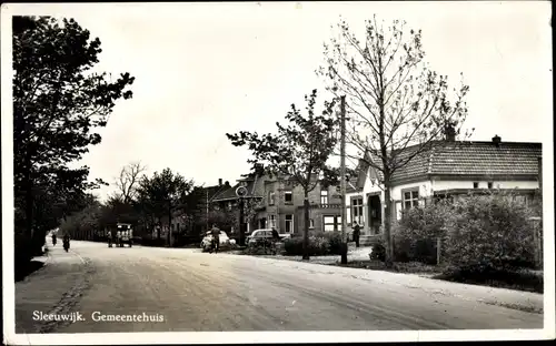 Ak Sleeuwijk Nordbrabant, Gemeentehuis