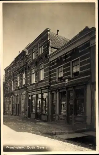 Ak Woudrichem Nordbrabant, Oude Gevels