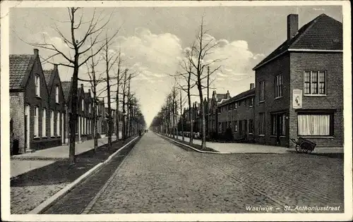 Ak Waalwijk Nordbrabant Niederlande, St. Anthoniusstraat