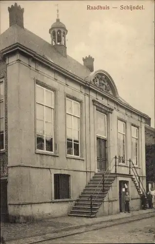 Ak Schijndel Nordbrabant Niederlande, Raadhuis