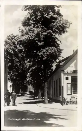 Ak Oisterwijk Nordbrabant Niederlande, Stationsstraat