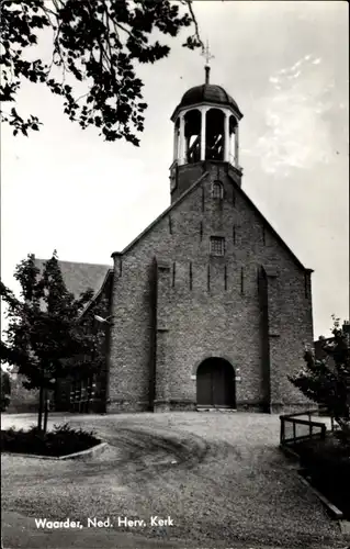 Ak Waarder Bodegraven Reeuwijk Südholland, Ned. Herv. Kerk