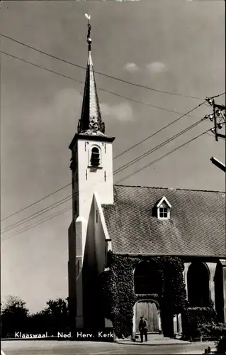 Ak Klaaswaal Südholland, Ned. Herv. Kerk