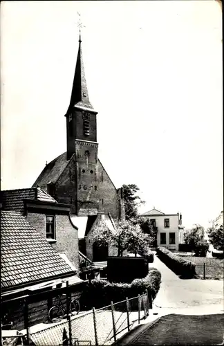 Ak Gouderak Südholland, Kerk met Pastorie