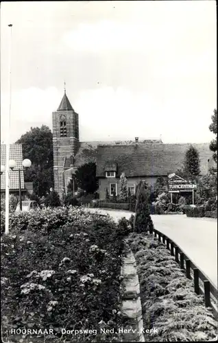 Ak Hoornaar Südholland, Dorpsweg Ned. Herv. Kerk