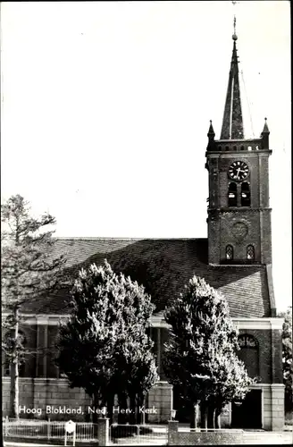 Ak Hoogblokland Südholland, Ned. Herv. Kerk