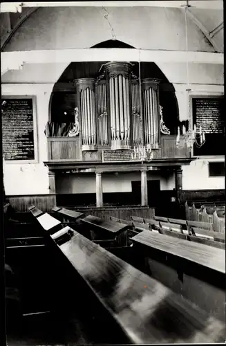 Ak Heinenoord Südholland, Ned. Herv. Kerk, Orgel