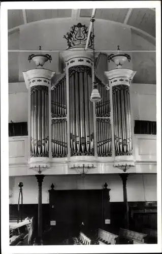 Ak Heerjansdam Südholland, Ned. Herv. Kerk, Orgel