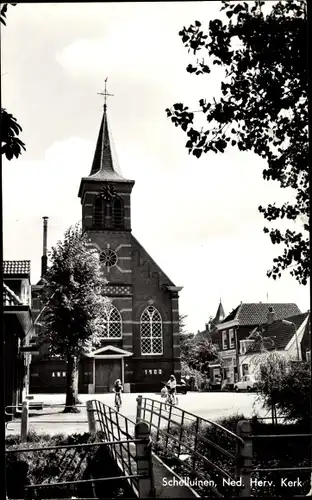 Ak Schelluinen Giessenlanden Südholland, Ned. Herv. Kerk