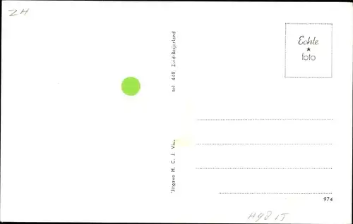 Ak Zuid Beijerland Südholland, Ned. Herv. Kerk