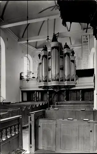 Ak Heukelum Südholland, Ned. Herv. Kerk, Orgel