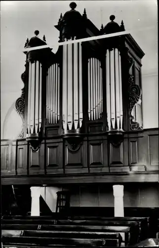 Ak Koekange Drenthe, Ned. Herv. Kerk, Orgel