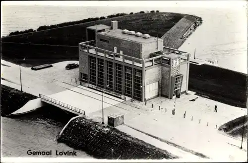 Ak Lelystad Flevoland Niederlande, Gemaal Lovink