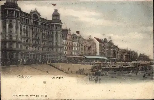 Ak Oostende Ostende Westflandern, La Digue