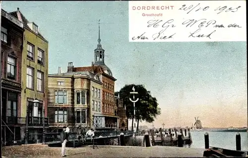 Ak Dordrecht Südholland Niederlande, Groothoofd