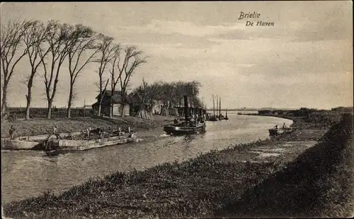 Ak Brielle Südholland, De Haven