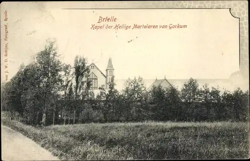 Ak Brielle Südholland, Kapel der Heilige Martelaren van Gorkum