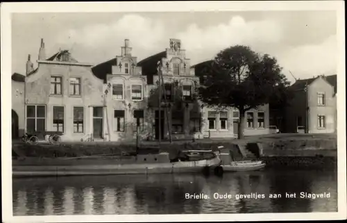 Ak Brielle Südholland, Oude geveltjes aan het Slagveld