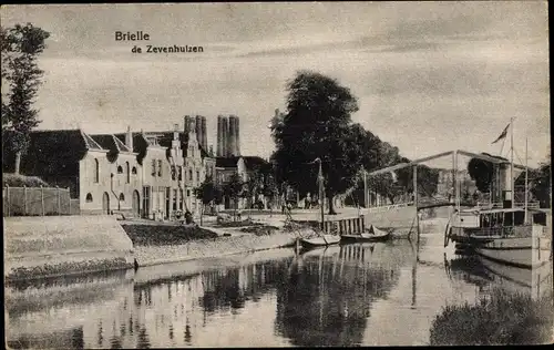 Ak Brielle Südholland, de Zevenhuizen