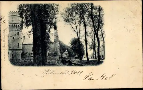 Ak Hellevoetsluis Südholland, Gebäude mit Wasserturm