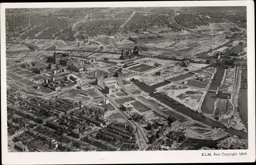 Ak Rotterdam Südholland Niederlande, Overzicht Centrum 1946