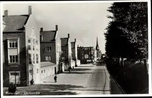 Ak Rotterdam Südholland Niederlande, Oostzeedijk