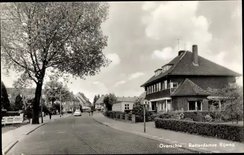 Ak Overschie Rotterdam Südholland, Rotterdamse Rijweg