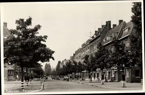 Ak Rotterdam Südholland Niederlande, Paradijslaan