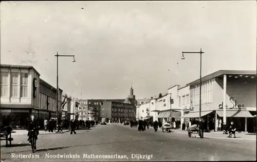 Ak Rotterdam Südholland Niederlande, Noodwinkels Mathenesserlaan, Dijkzigt., de Ster