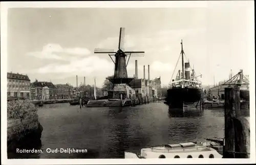 Ak Rotterdam Südholland Niederlande, Oud-Delfshaven