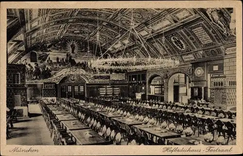 Ak München, Hofbräuhaus, Festsaal
