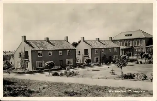 Ak Werkendam Nordbrabant, Molenplein