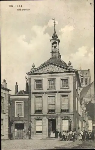 Ak Brielle Südholland, Het Stadhuis
