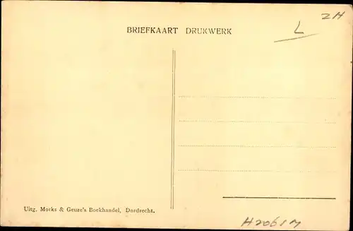 Ak Dordrecht Südholland Niederlande, Voorstraatshaven