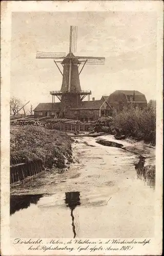 Ak Dordrecht Südholland Niederlande, Molen