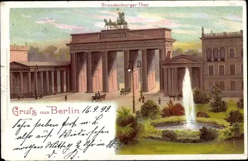 Litho Berlin Mitte, Brandenburger Tor