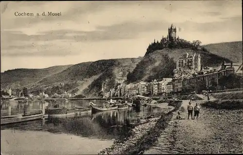 Ak Cochem an der Mosel, Panorama