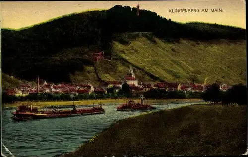Ak Klingenberg am Main Unterfranken, Panorama