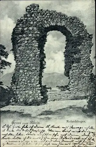 Ak Rolandseck Remagen am Rhein, Rolandsbogen