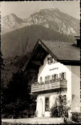 Ak Bergen im Chiemgau Oberbayern, Jugendherberge