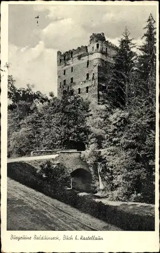 Ak Buch im Hunsrück, Burgruine Balduinseck