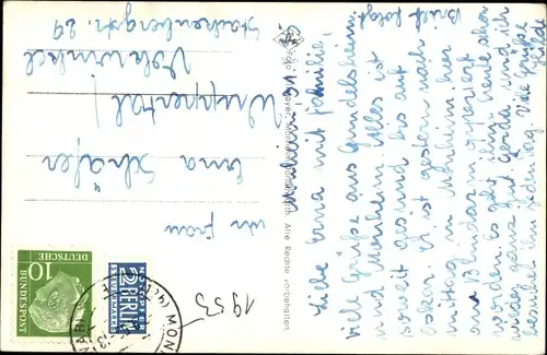 Ak Monheim in Schwaben, Platz, Fachwerkhäuser, Kutsche, Tor