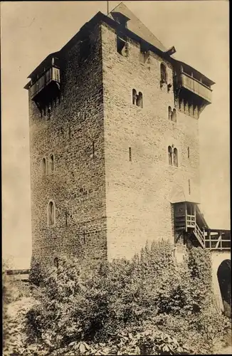 Ak Burg an der Wupper Solingen, Schloss Burg, Bergfried