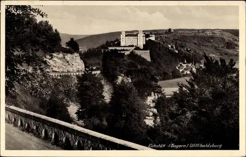 Ak Eichstätt in Oberbayern, Willibaldsburg, Panorama
