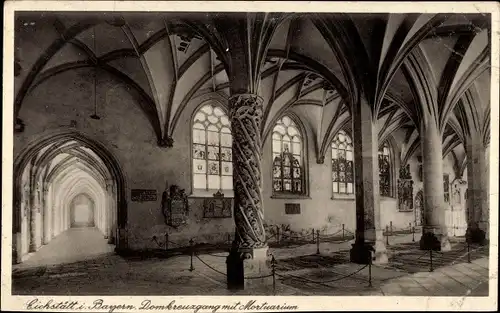 Ak Eichstätt in Oberbayern, Domkreuzgang mit Mortuasium